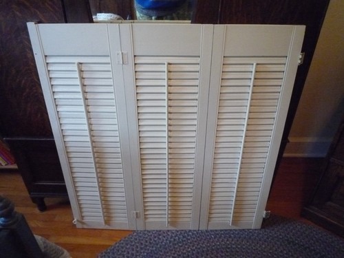 Tri fold wood interior - wood, window