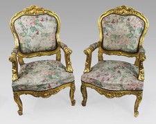 Pair of Vintage Carved