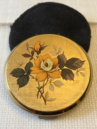 Vintage stratton yellow rose - stratton,