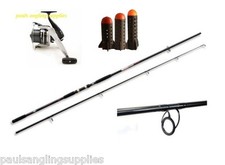 Spod Carp Fishing Spod Rod 5lb T/c & SX70 Reel with line & Spods