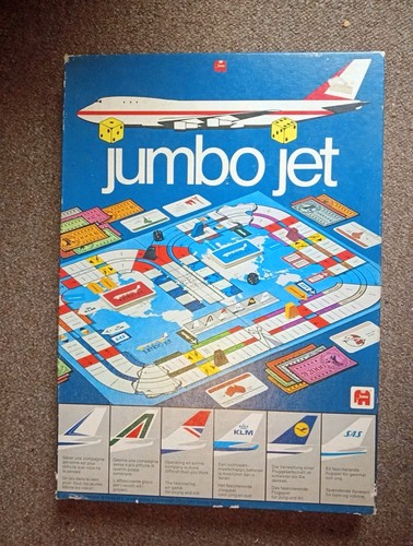 Jumbo jet rare board game - rare, by