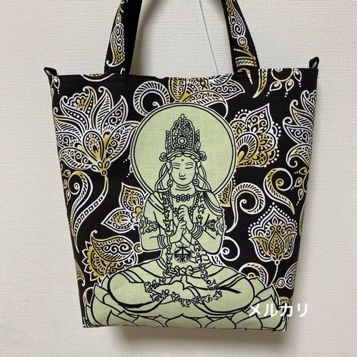 Sumo fabric tote bag handmade