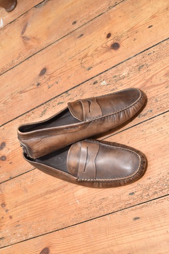 Men leather penny - penny, loafer