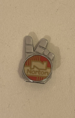 Vintage norton peace enamel - vintage,