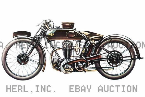 Ajs big port 350cc motorcycle - big,
