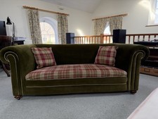 Heavy Solid Wood Vintage Sofa