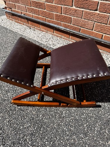 Vintage wooden kneeling chair