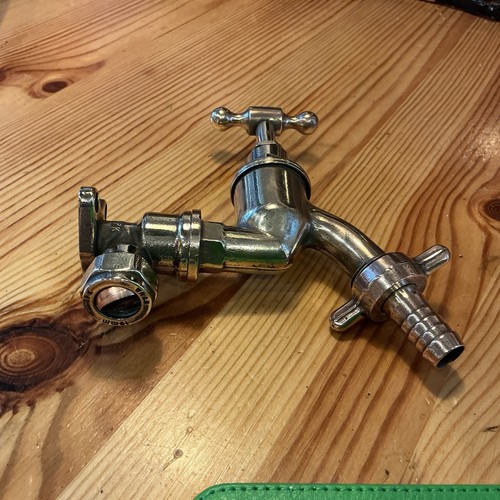 Vintage brass outside tap - vintage,