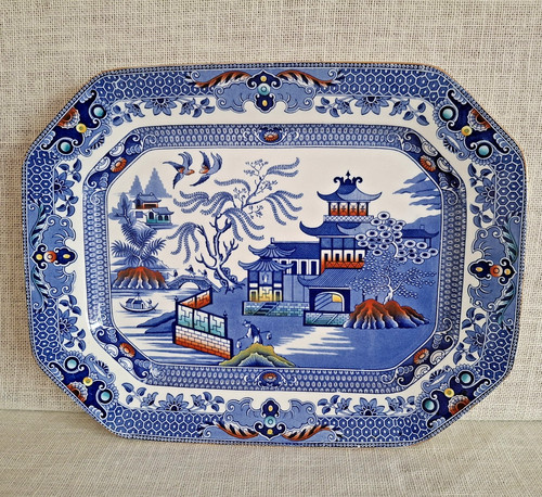 Burleigh ware willow - ware,