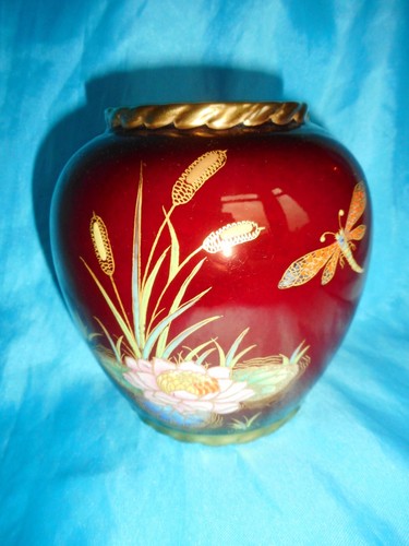Carlton ware vase rouge - vase,
