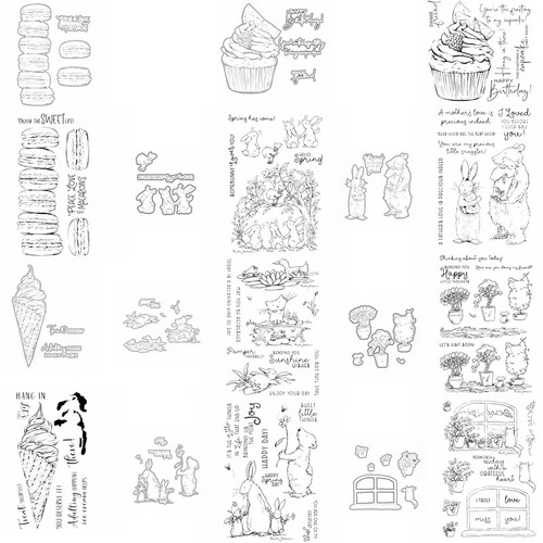 Rabbit sweets metal cutting - sweets,