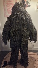 Jackal Sniper Ghillie Suit Woodland Camouflage Army Outdoor Camouflage Suit  M/L