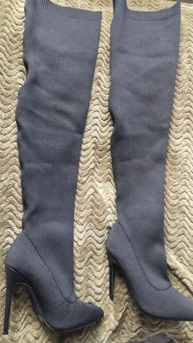 Women black thigh high - black, thigh-high