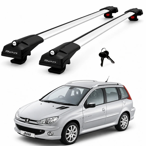 Roof bars for peugeot 206 - 2x,