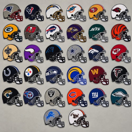 Nfl team helmet patch - nfl,