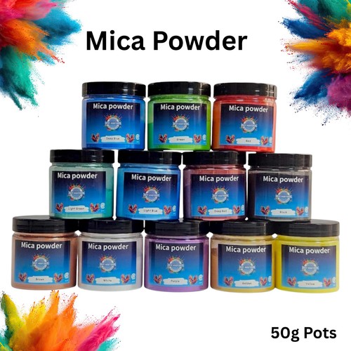 Mica powder pigment 50g - 50g, in
