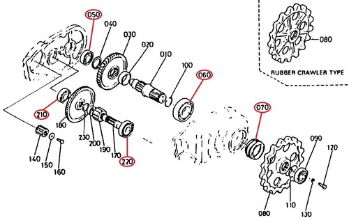 Drive gear repair parts fits - parts,