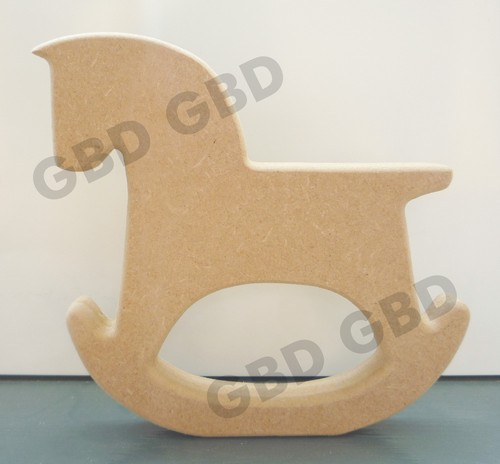 Rocking horse shape straight - horse,