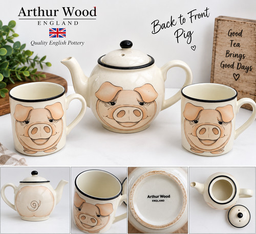 Vintage arthur wood back - arthur, to