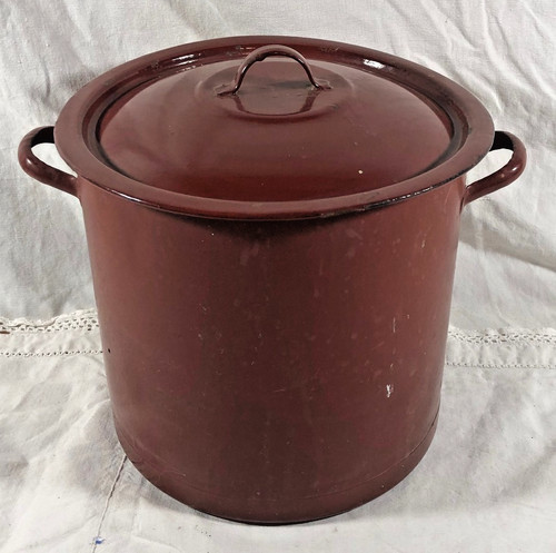Vintage french enamel stock - french,