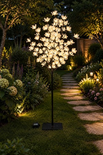4ft solar cream - solar, tree