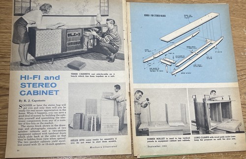Vintage stereo cabinet - fi,