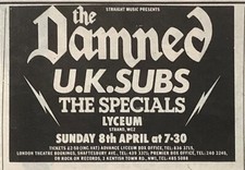 THE DAMNED+THE SPECIALS+UK