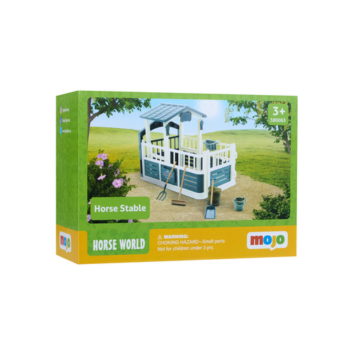 Horse stable playset - horse,
