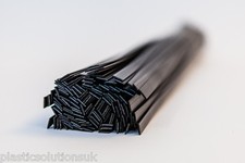 PP GF Plastic welding rods (8mm) black flat strips pack of 10 pcs (10 strips)
