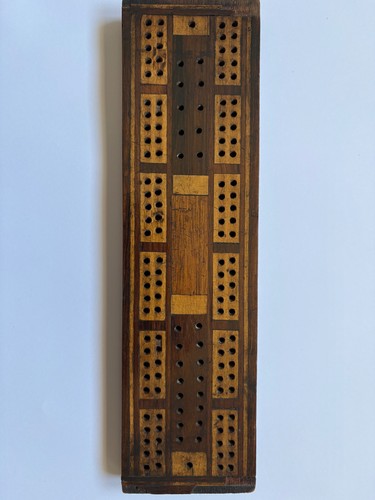 Antique cribbage board made - board,