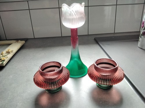 Glass tall candle votive - candle/, votive/