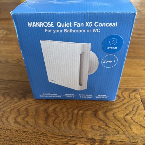 Manrose quiet fan - quiet,