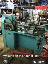 metal work lathe. Heavy large