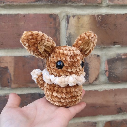 Crochet eevee plushie - eevee,