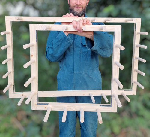 Wooden warping board - warping, yarn