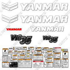 Fits Yanmar Vio35-6A Decal Kit Replacements Mini Excavator - 7 YEAR 3M VINYL!