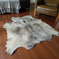 Genuine Cowhide Rug Light Brown & White | Natural Cow Skin Area Rug