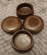 Set of 4 Vintage Mottled Art