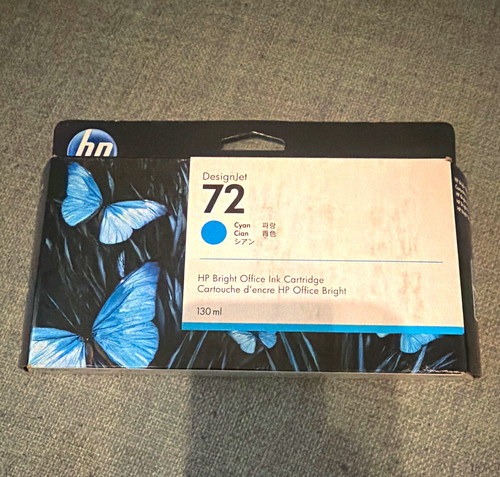 Genuine cyan ink - hp, 72