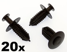 20x Plastic Push Fit Rivets- Mercedes Wheel Arch / Fender Liner Fastener Clips