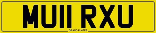 Muir number plate surname - surname, mu11