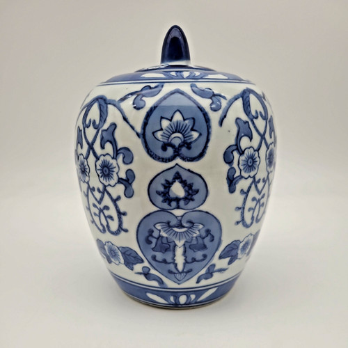 Vintage oriental blue white - blue,