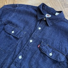 Levi's Denim Shirt Blue Mens