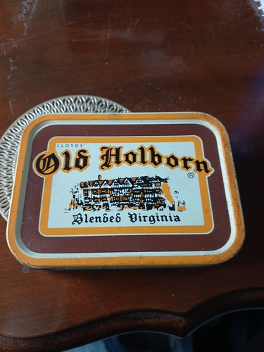 50g old holborn tobacco tin - old,