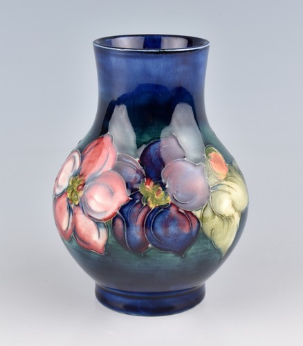 Moorcroft pottery clematis - pottery,