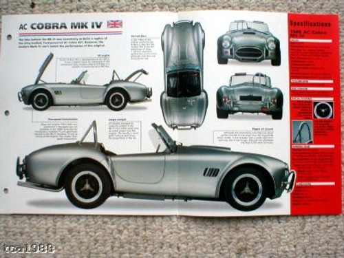 1985 1986 1987 ac cobra - 1985, /