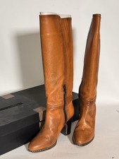 Liebeskind Berlin women's leather boots 38 brown used look excellent condition!