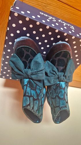 Ruby shoo teal black - teal/black, velvet
