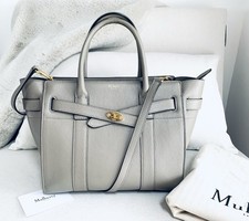 RRP £1245 Mulberry Small Zipped Bayswater Tote Shoulder Crossbody  Clay Beige