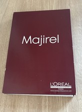 Loreal Majirel Permanent Hair Colour Shade Chart Tuffs Swatches Book 